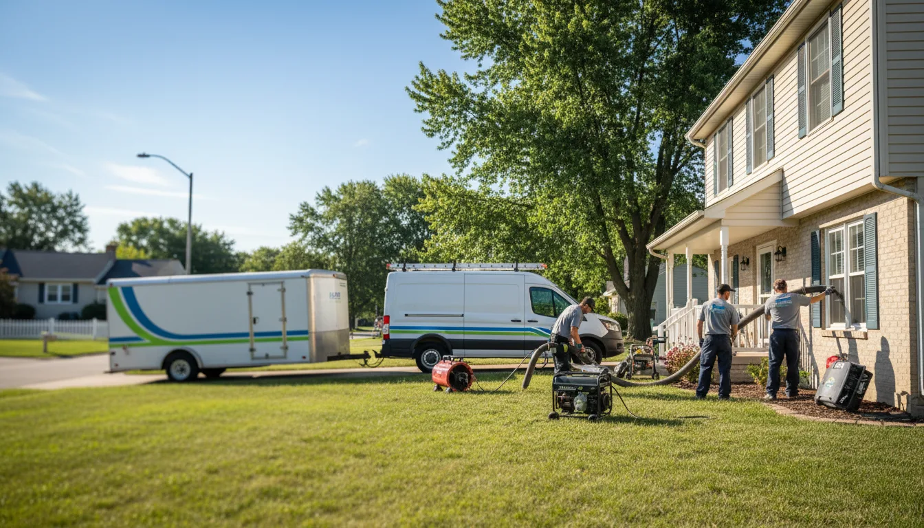 Flooded Basement Restoration And Cleanup With Repair in Genoa, NE near me